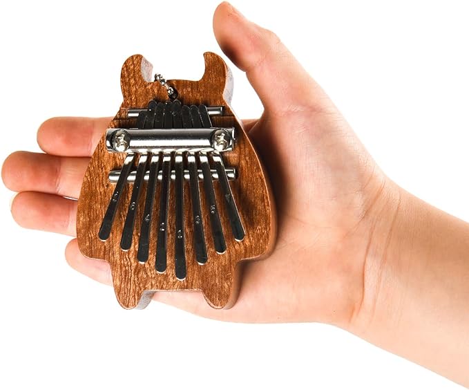 8 Key Mini Kalimba exquisite Finger Thumb Piano Marimba Musical good accessory Pendant Ornament Gift (1)