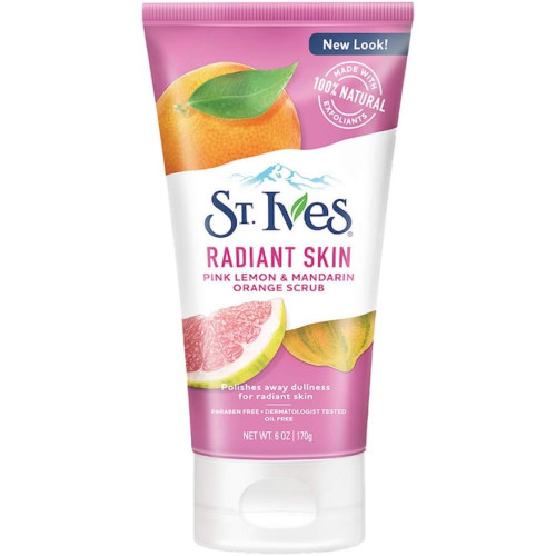 St. Ives Even & Bright Scrub, Pink Lemon & Mandarin Orange