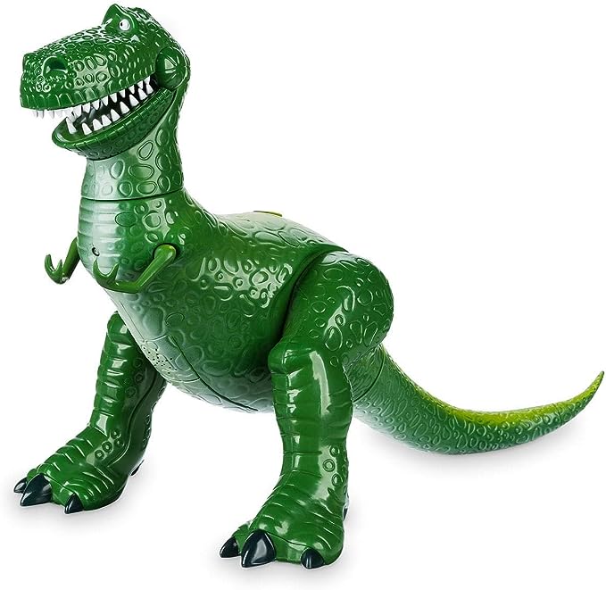 DISNEY Store Official Rex Interactive Talking Action Figure from Toy Story, 12 inches, Features 10+ English Phrases, Ages 3+