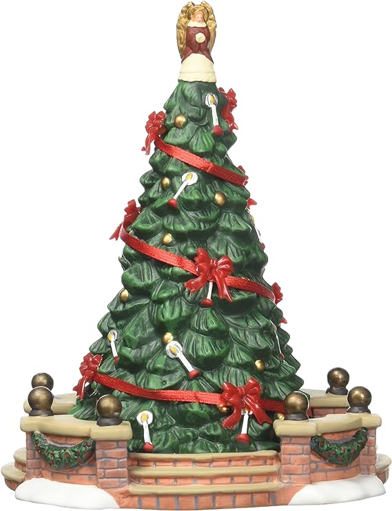 Department 56 Dickens Village Town Tree 악세사리 장식물 6.5인치