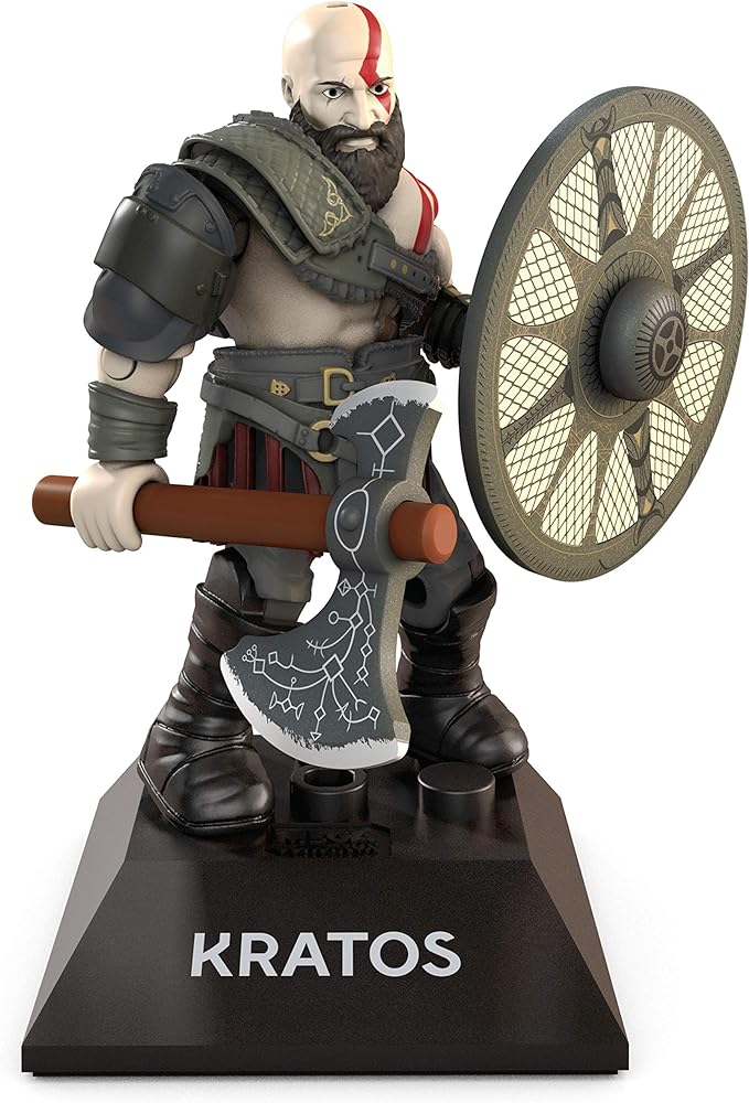 Mega Construx Pro Builder God of War Kratos Figure