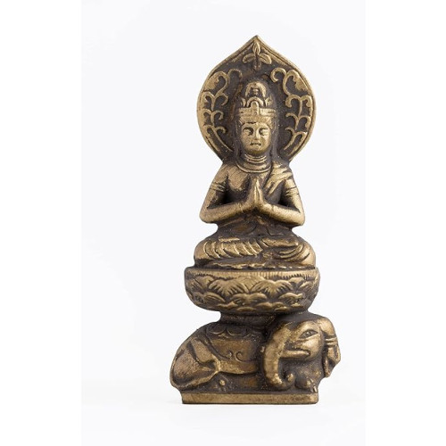 불상 보현보살(소7.4cm/고미금) 불사:와타나베 케이아키 원형_ (진.사년생)십이지수호본존간지 다카오카동기(KK부겐보사시S)
