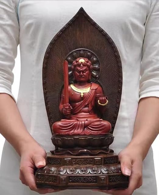불상 부동명 왕좌상 부적본존 - 닭띠본존님 부처님 불단총높이 36CM