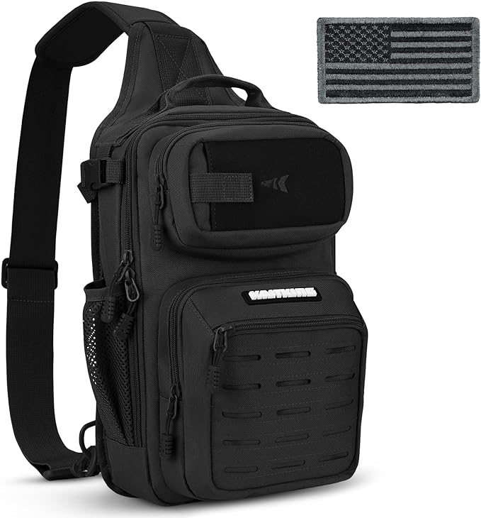 KastKing BlowBak Tactical Fishing Sling Tackle Storage Bag – Lightweight Sling Fishing Backpack - Sling Tool Bag for Fishing Hiking Hunting Camping