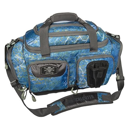 Calcutta Squall 3700 Tackle Bag with Built-In Bait Binder | 4 3700 Size Trays | 2-in-1 Tackle Bag Combo | Adjustable Straps | Durable Construction | Tackle Storage Organizer