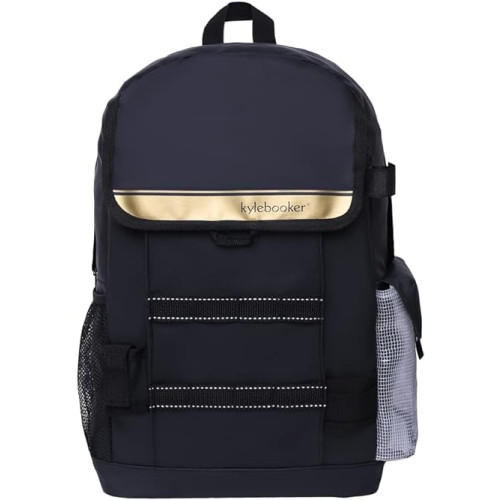 Kylebooker Fishing Tackle Backpack Saltwater Resistant Fishing Gear Bag Fishing Storage Pack (Gold)