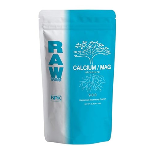 RAW- Calcium Magnesium, Plant Nutrient to Increase Strength, Growth Feeding Supplement for Horticulture Purposes Indoor Outdoor Use- 2 lb