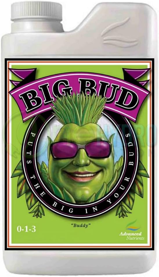 Advanced Nutrients Big Bud Fertilizer Booster Vitamin Supplement Enhancer (1L)