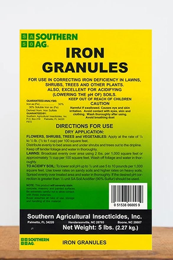 Southern Ag Iron Granules, 5 Pound