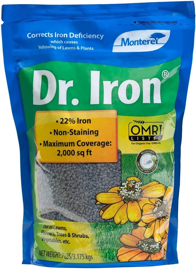 Monterey LG7115 Dr Soil Acidifier Granules Iron and Elemental Sulfur Acidic Fertilizer, 7 lb
