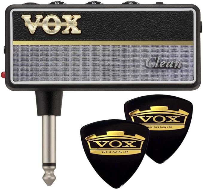 【한정 VOX 픽 2매 포함】VOX 박스 amPlug2 Clean AP2-CL 팻말로 깨끗한 사운드 재즈/퓨전에 최적 언플러그 헤드폰 기타 앰프