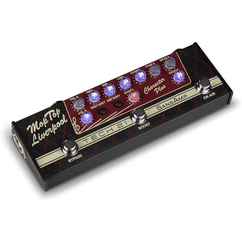 Tech21 SANSAMP (샌즈 앰프) 이펙터 캐릭터 플러스 Vox + Rangemaster Booster MOP TOP LIVERPOOL [국내 정품]