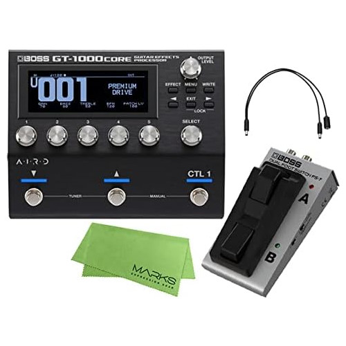 BOSS 보스 - 기타/베이스 멀티 이펙터 GT-1000CORE + FS-7 세트
