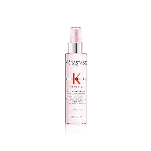 KERASTASE Genesis Défense Thermique Anti Hair-Fall Fortifying Blow-Dry Fluid, 5.1 Ounce