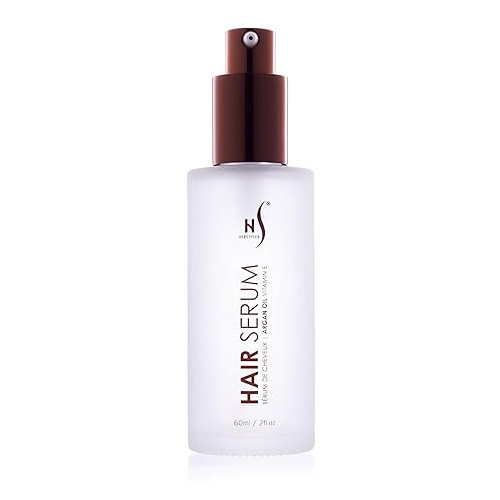 HerStyler Hair Repair Serum - Argan Oil, Vitamin E and Aloe Vera Hair Serum for Frizz Control, Shine and Straightening - Coz Love is in the Hair - 2 Fl. Oz., 60 Ml