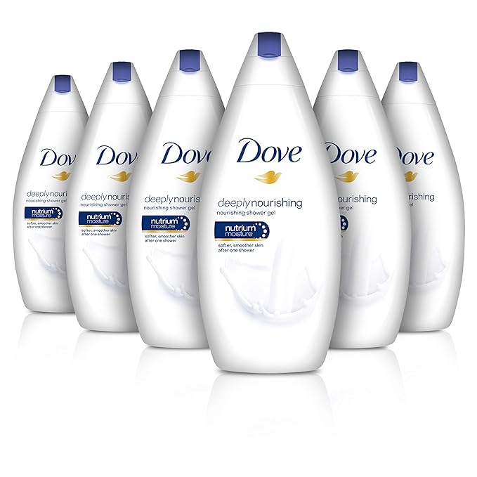 도브 딥 모이스춰 바디워시 Dove Deep Moisture Deeply Nourishing Body Wash, 16.9 Fl Oz (Pack of 6)