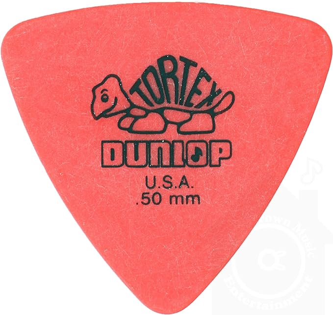 Jim Dunlop 토텍스 트라이앵글 피크 12장 세트 ＆ Musent Custom Players Pick +1枚 431B.50-RED-12P