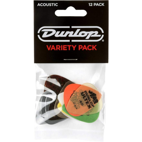 JIM DUNLOP Jim Dunlop 던롭 어쿠스틱 기타 피크 버라이어티 팩