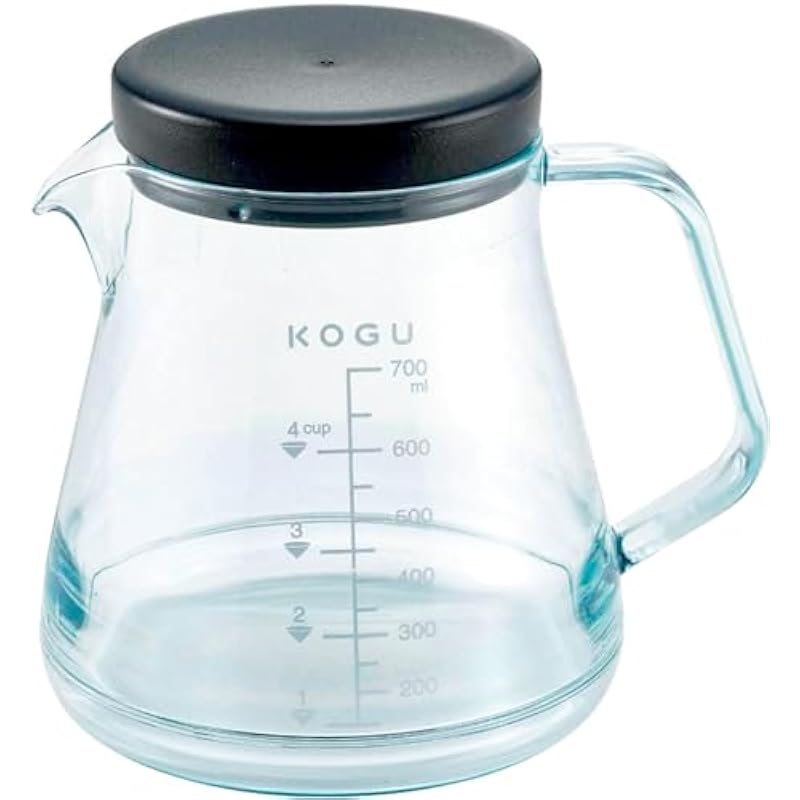 커피 고구 KOGU 시모무라 기판 깨지지 않는 서버 700ml 일본제 식세기 대응 전자 레인지 경량 눈금 첨부 1 4잔용 트라이탄 드립 기구 세련된 아웃도어 선물 41289