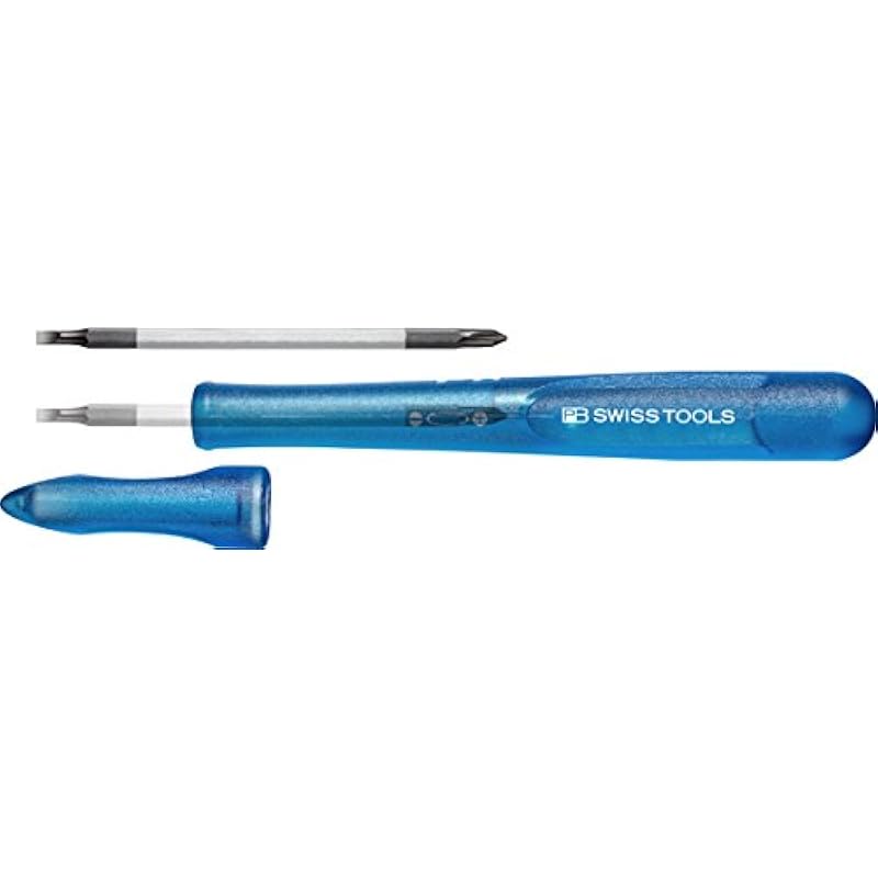 피비 스위스 툴즈 PB Swiss Tools 168-00BLUE 레인보우 교체식 정밀 드라이버 블루