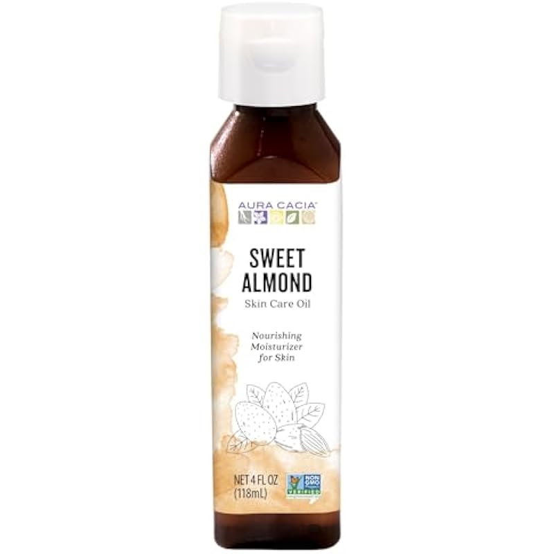 Aura Cacia 스위트 Almond Skin Care Oil 4 FL. OZ.