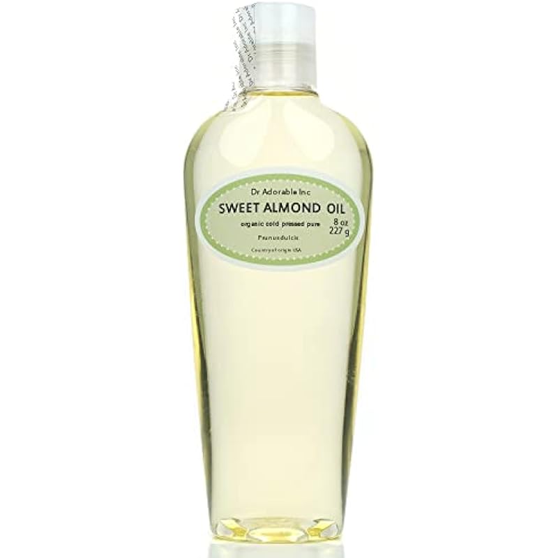 Dr Adorable - 8 oz 스위트 Almond Oil 100% Pure Natural Organic Cold Pressed