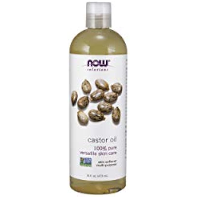 NOW Castor Oil 16 Fl Oz (Pack 2)
