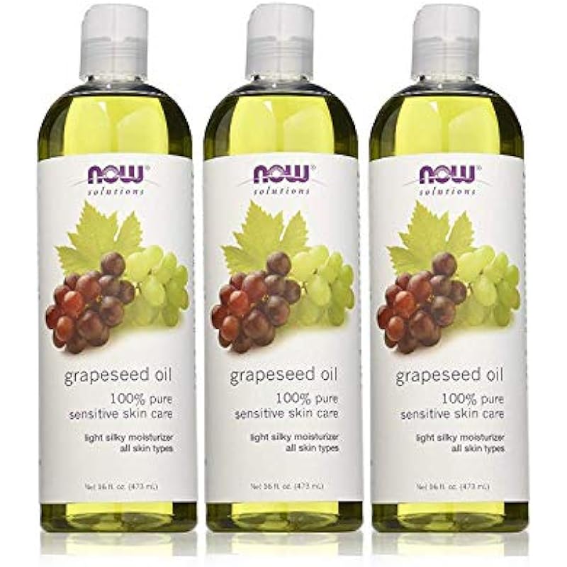 Now Foods Grapeseed Oil (Pack 3)